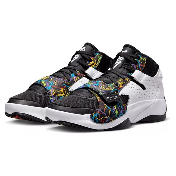 Jordan Zion 2 Basketball Shoes (Big Kid) – Black/White/Green Strike, Size 4M - Picture 1 of 7